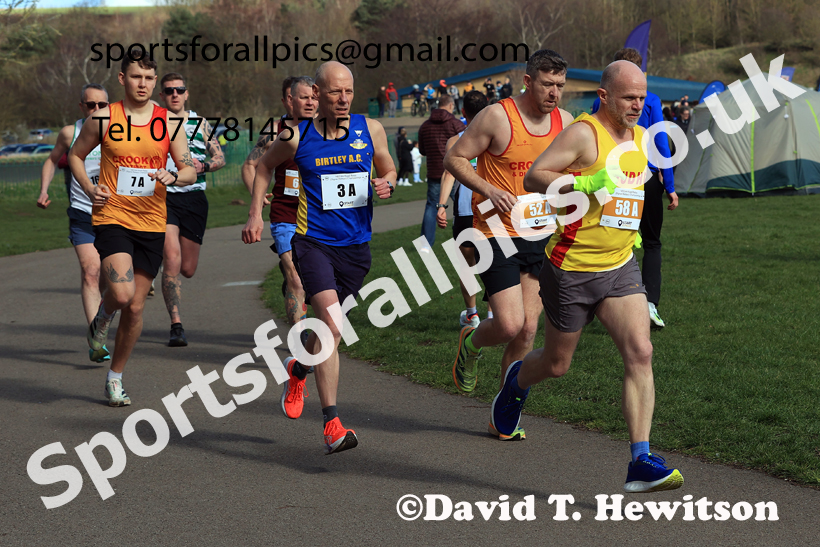 Senior Mens and Masters Over-35 to 49s 2026 NECAA Royal Signals Road Relays, Hetton Lyons Country Park, Hetton le Hole. Photo: David T. Hewitson/Sports for All Pics